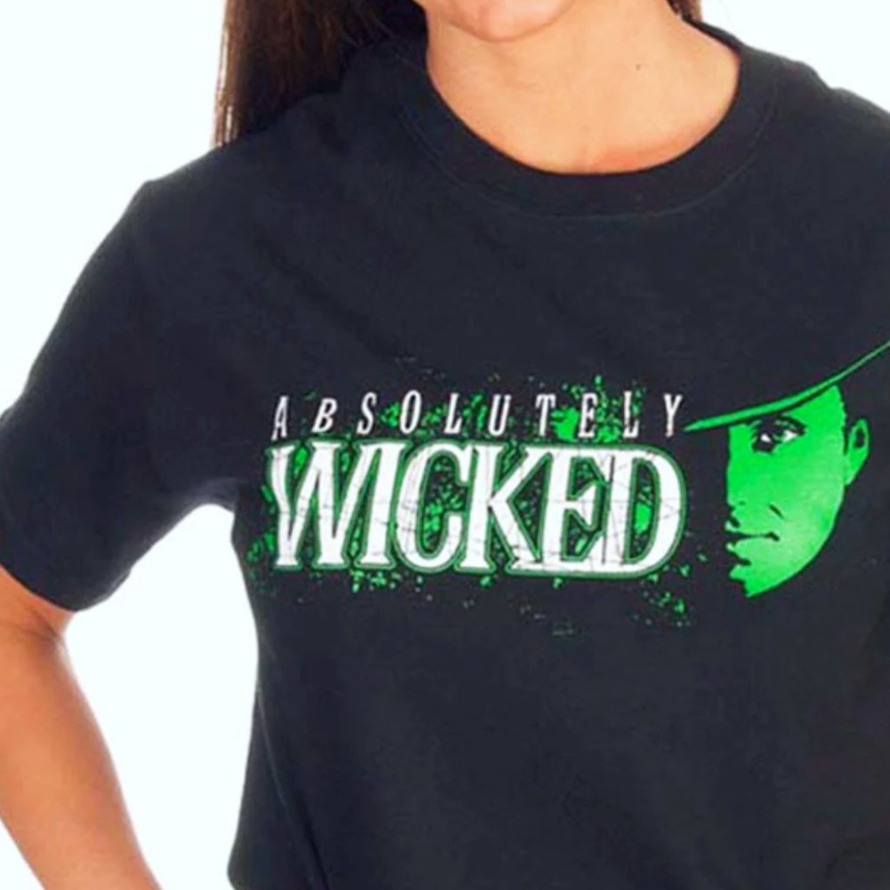 [NEW] THE WIZARD OF OZ TEE SHIRT WICKED WITCH TOP MENS SIZE SMALL TSHIRT (BLACK)